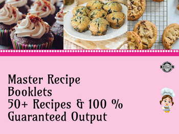 Master Recipe Booklets- Bundled Recipe Booklets