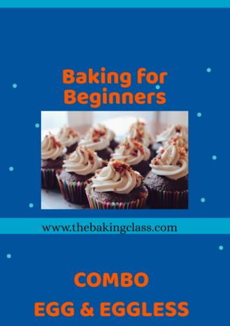 Baking for Beginners- Combo (Egg & Eggless)- Recipe Booklet